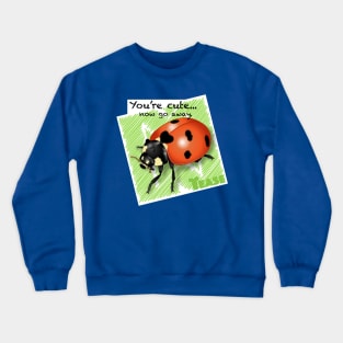 Cute Ladybug Crewneck Sweatshirt